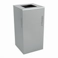thumbnail image 1 of Ex-Cell Kasier RC-KD36-T BT-HMG 36 gal Kaleidoscope Black Tie Series Square Recyclable Bins, Grey, 1 of 1