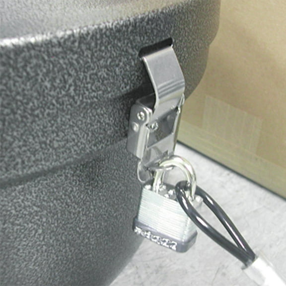 Ex-Cell SRS-LCK Smokers' Oasis Lock Kit with 48 in. Plastic-Coated Steel Cable and Lock and Key