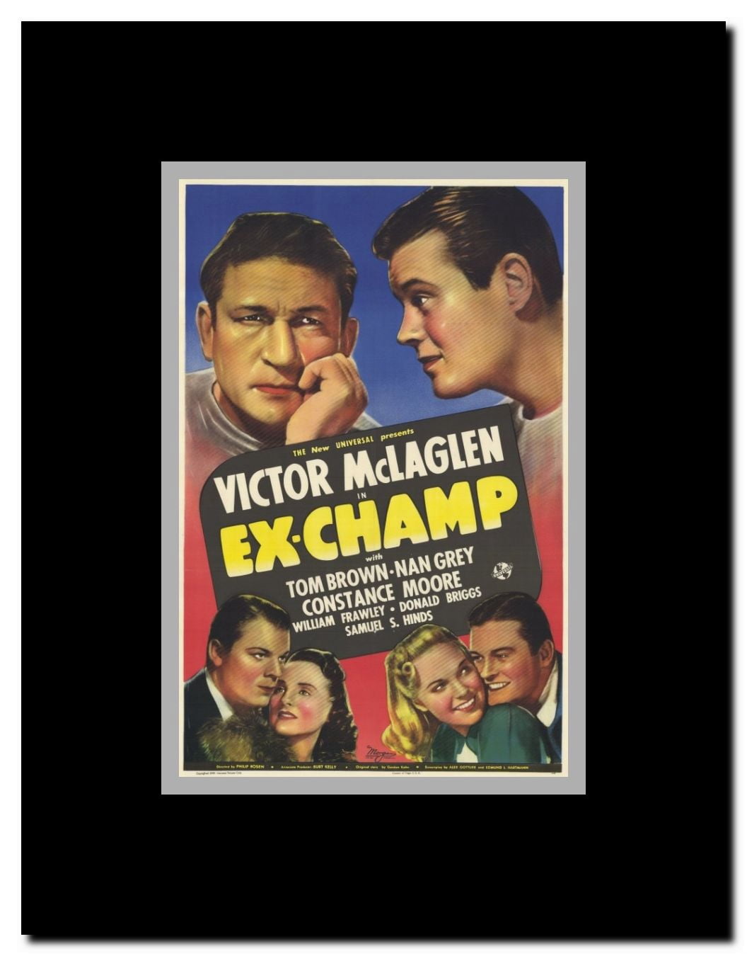 Ex-Champ Framed Movie Poster