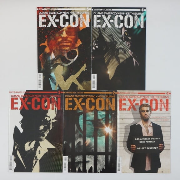 Ex-Con #1-5 VF/NM complete series Tim Bradstreet covers ; Dynamite
