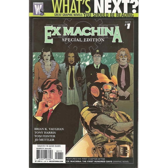 Ex Machina #1 (2nd) VF ; WildStorm Comic Book