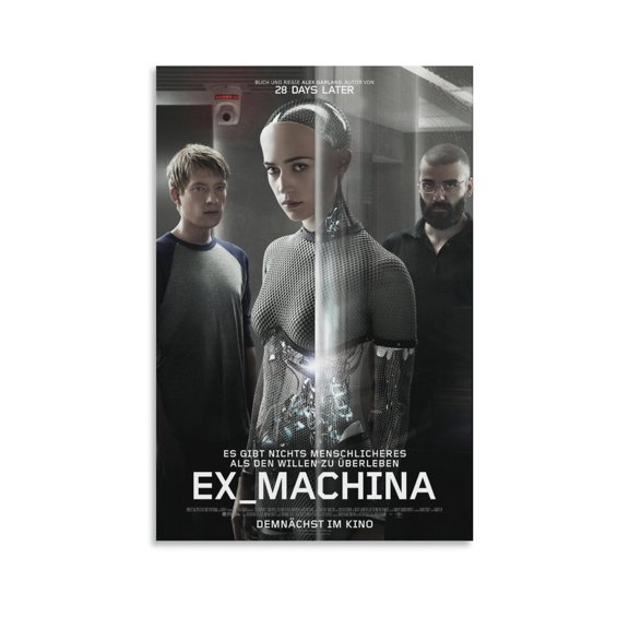 Ex Machina Classic Movie Poster Wall Art Poster Scroll Canvas Painting Picture Living Room Decor Home 24x36inch(60x90cm)