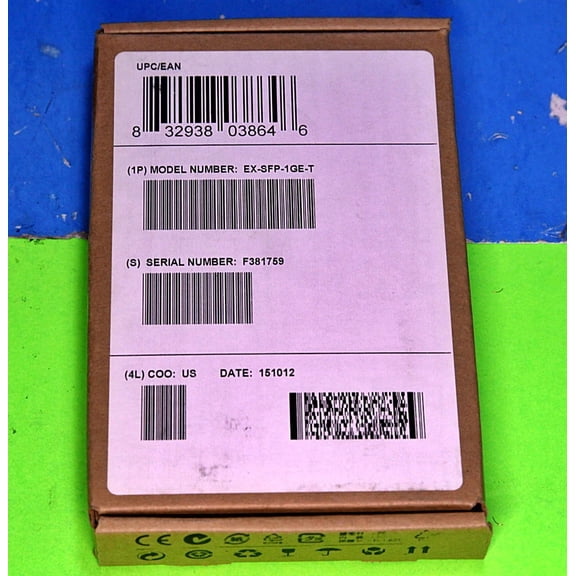 Ex-Sfp-1Ge-T Juniper 740-013111 Sfp 1000Base-T 10/100/1000 Sfp New