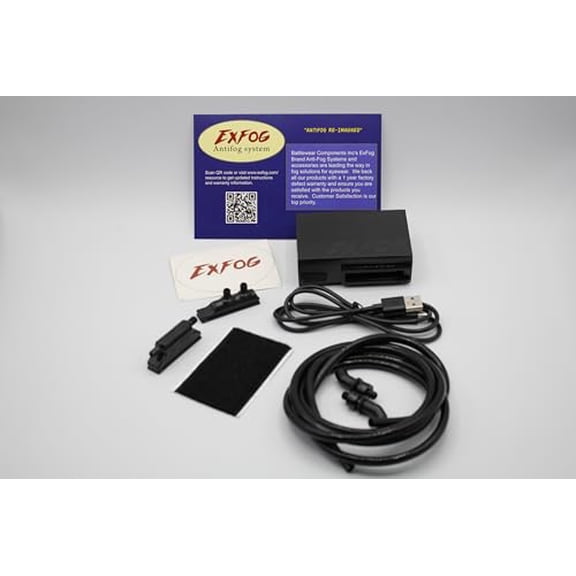 ExFog XT Essential Anti Fog Kit - Lightweight Unit for Airsoft, Paintball
