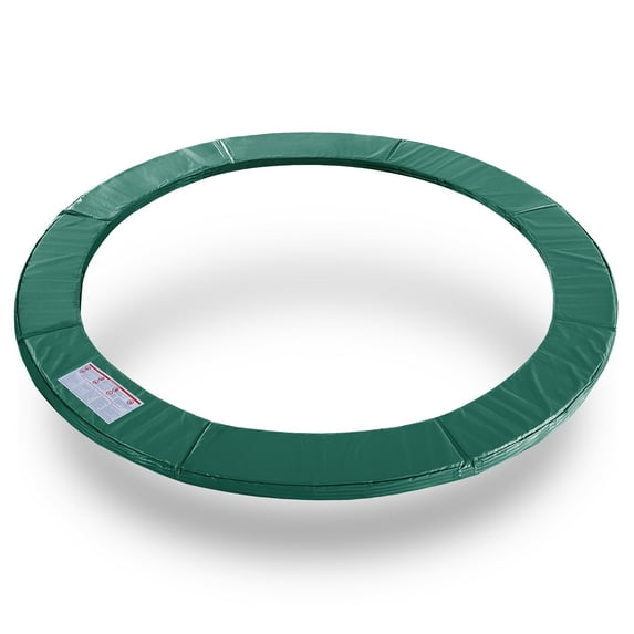 ExacMe 14ft Round Trampoline Replacement Safety Pad Spring Cover, Green
