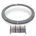 thumbnail image 1 of ExacMe Thicker Trampoline Pad with Opening, Replacement Spring Cover Safety Pads with Storage Bag, Gray 6181-P-GY, 1 of 8