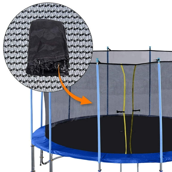 Exacme Safety Intra Enclosure Net for C-series 12 FT Frame Trampoline, 8 Poles not Included, C12EN