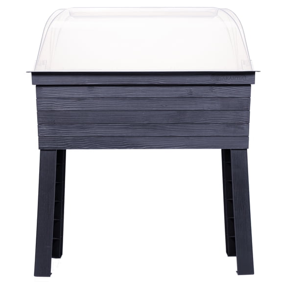 Exaco 645140-1 Balcony Raised Bed Planter with Cover