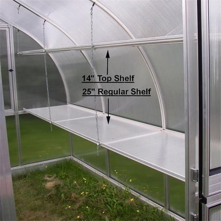 Exaco RiGA V Regular Shelf Bottom Shelf Greenhouse