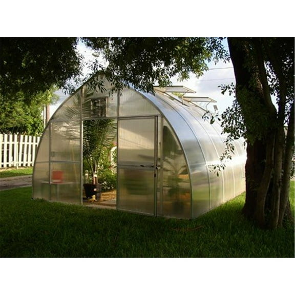 Exaco Riga 8 Greenhouse- Anodized - Extra Large