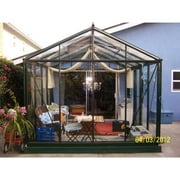 Exaco Royal Victorian VI 34 Black Polycarbonate Greenhouse