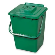 Exaco 2.4 Gal. Eco Kitchen Compost Pail with Carbon Filter - Green