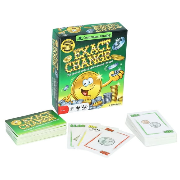 Exact Change Card Game SSF20 - Educational Money Counting Game for Kids