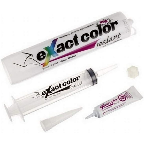 Sashco Exact Color Custom Colored Caulk Kit - Latex, Waterproof - 9.5 Fl Oz Residential Use, Standard Application