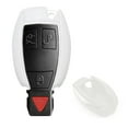 thumbnail image 1 of Exact Fit Gloss White Remote Smart Key Fob Shell For Mercedes C E S M CLS CLK GLK GL Class, etc, 1 of 9