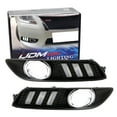 thumbnail image 1 of Exact Fit White/Amber Switchback LED Daytime Running Light Kit w/Sequential Flash Turn Signal Feature For 2013-2015 Nissan Sentra, 1 of 9