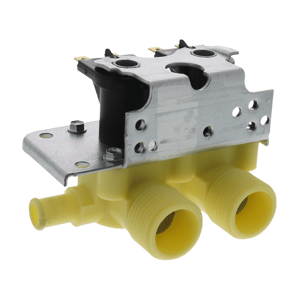 Yellow Plastic Built-In Washer Dryer Water Valve