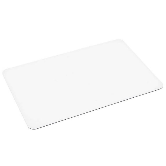 ExactMade - Clear Placemats Single Mat, USA Made, Safe, 13 x 13 Inch Square, 2mm Thick Ultra Clear Smooth Vinyl, Transparent Placemats, Protective Mat, Plastic Craft Mat