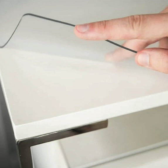 ExactMade Clear Table Protector, 42 x 80 Inch, USA Made, Safe, 2mm Thick Ultra Smooth Vinyl, PVC Table Pad