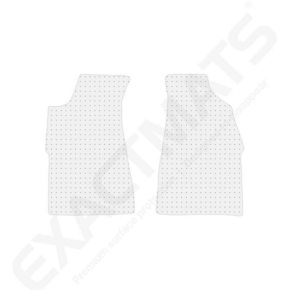 ExactMats - Premium Clear Overlay Floor Mats, Made In USA - Fits Chevrolet Colorado 2004-2012 / 2 Front Mats