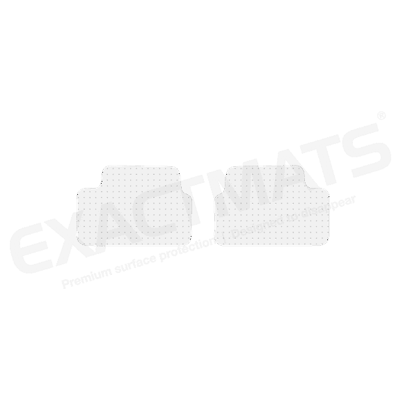 ExactMats - Premium Clear Overlay Floor Mats, Made In USA - Fits Chevrolet Cruze 2011-2015 / 2 Rear Mats