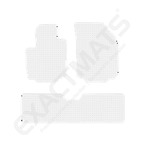 ExactMats - Premium Clear Overlay Floor Mats, Made In USA - Fits Chevrolet Equinox 2018-2024 / 2 Front & Uni-Rear Mats