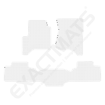 ExactMats - Premium Clear Overlay Floor Mats, Made In USA - Fits Chevrolet Silverado 1500 2014-2018 / 2 Front & Uni-Rear Mats