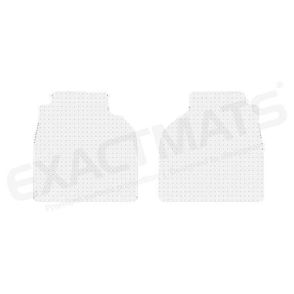 ExactMats - Premium Clear Overlay Floor Mats, Made In USA - Fits Chevrolet Silverado 1500 2019-2024 / Double Cab / 2 Rear Mats