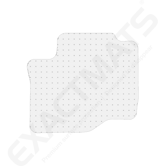 ExactMats - Premium Clear Overlay Floor Mats, Made In USA - Fits Ford F-250/F-350 2017-2022 / SuperCab / Front Driver Mat