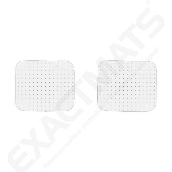 ExactMats - Premium Clear Overlay Floor Mats, Made In USA - Fits Ford Ranger 1998-2000 / Uni-Rear Mat