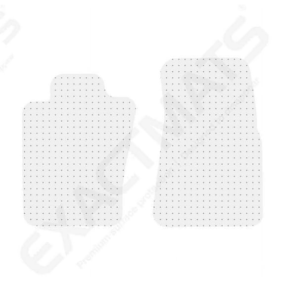 ExactMats - Premium Clear Overlay Floor Mats, Made In USA - Fits Ford Ranger 2001-2011 / 2 Front, Uni-Rear & Cargo (Seats Up) Trunk Mats