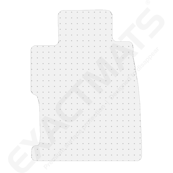 ExactMats - Premium Clear Overlay Floor Mats, Made In USA - Fits Honda Civic 2012-2015 / Coupe / Front Driver Mat