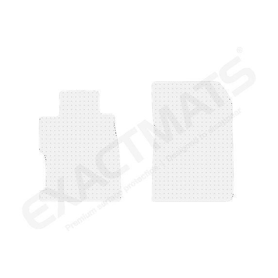 ExactMats - Premium Clear Overlay Floor Mats, Made In USA - Fits Honda Civic 2012-2015 / Sedan / 2 Front Mats