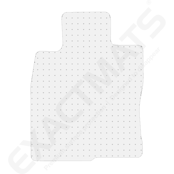 ExactMats - Premium Clear Overlay Floor Mats, Made In USA - Fits Honda Civic 2016-2021 / Hatchback / Front Driver Mat