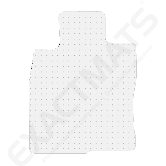 ExactMats - Premium Clear Overlay Floor Mats, Made In USA - Fits Honda Civic 2016-2021 / Hatchback / Front Driver Mat