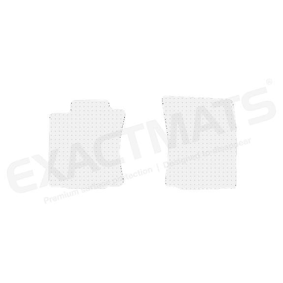 ExactMats - Premium Clear Overlay Floor Mats, Made In USA - Fits Toyota 4Runner 2013-2024 / Without 3rd Row Seating / 2 Front Mats