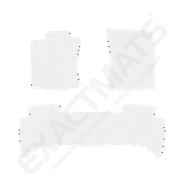 ExactMats - Premium Clear Overlay Floor Mats, Made In USA - Fits Toyota 4Runner 2013-2024 / Without 3rd Row Seating / 2 Front & Uni-Rear Mats