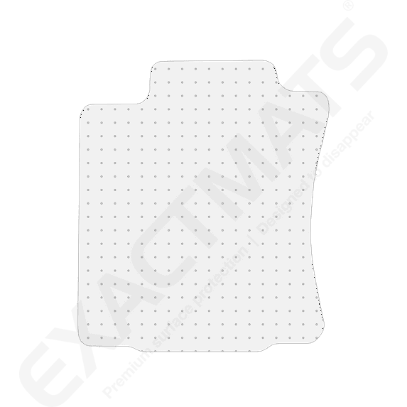 ExactMats - Premium Clear Overlay Floor Mats, Made In USA - Fits Toyota 4Runner 2013-2024 / Without 3rd Row Seating / Front Driver Mat