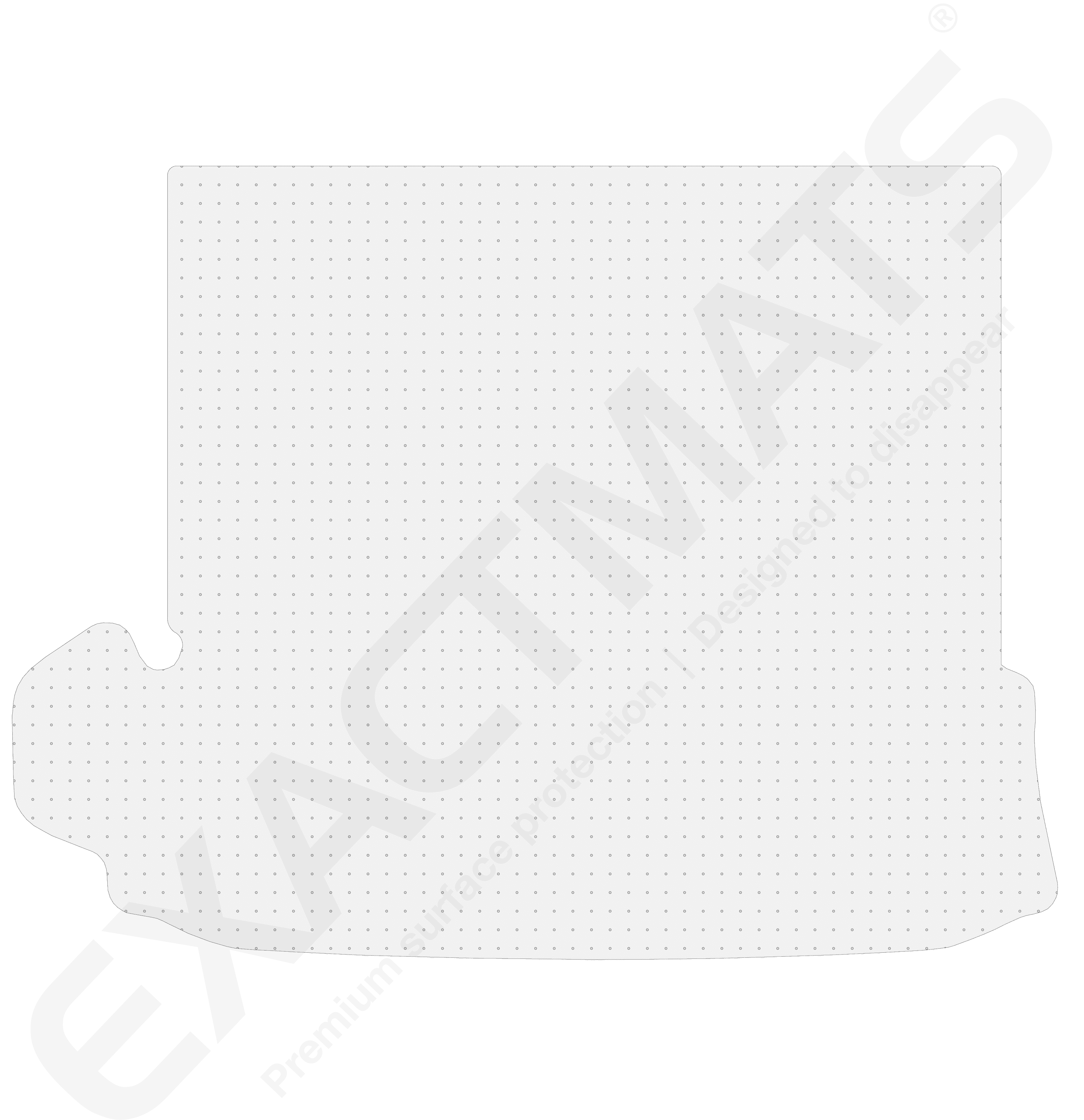 ExactMats Premium Clear Overlay Floor Mats, Made In USA Fits Toyota