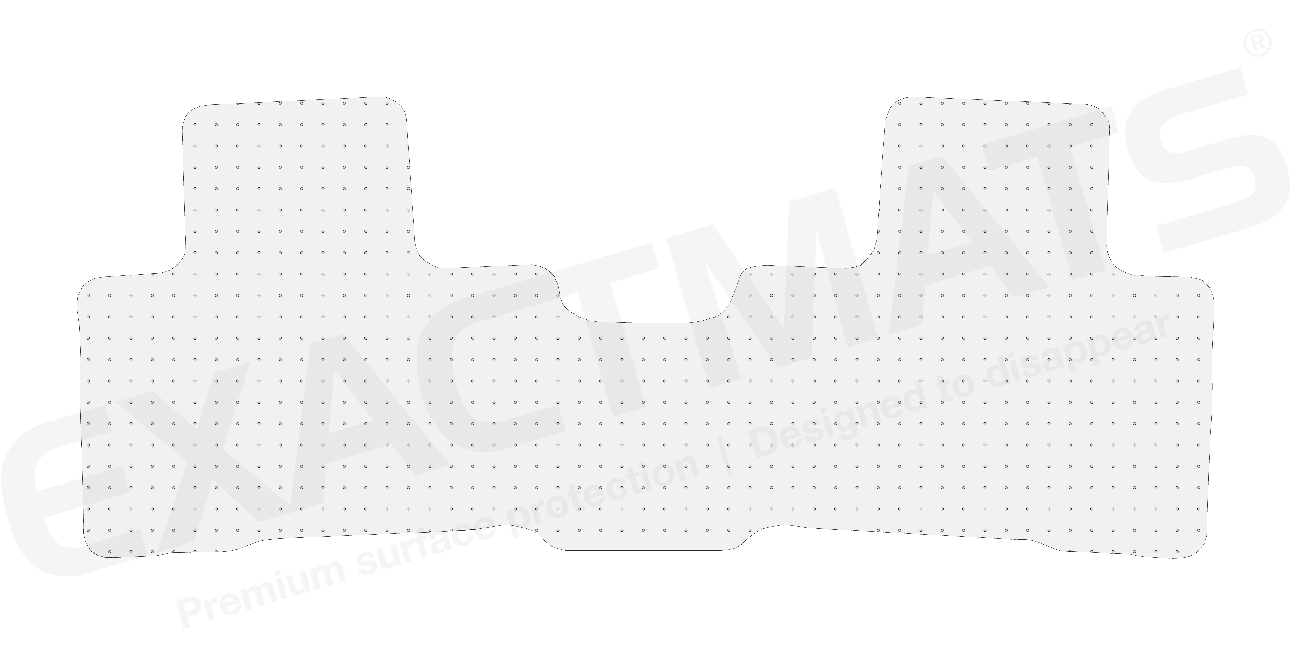 ExactMats Premium Clear Overlay Floor Mats, Made In USA Fits Toyota