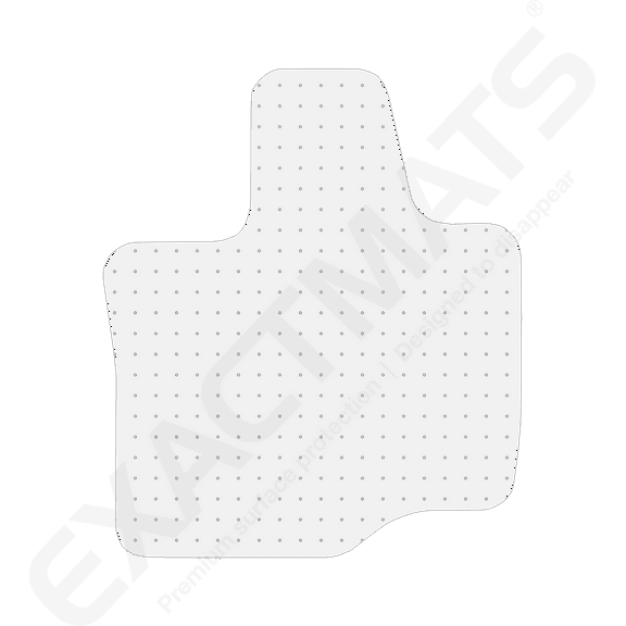 ExactMats - Premium Clear Overlay Floor Mats, Made In USA - Fits Ford F-150 2021-2024 / SuperCrew with Rear Under-Seat Fold Flat Storage / Front Driver Mat