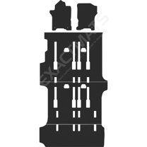 ExactMats X-Edition - Premium Black All Weather Floor Mats, USA Made, Fits Nissan NV Passenger / NV3500 HD 2012-2025 / 1st, 2nd, 3rd, 4th Row & Cargo Mats