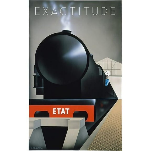 Exactitude Poster Print by Pierre Fix-Masseau (French  Paris 1905  ??1994) (18 x 24)