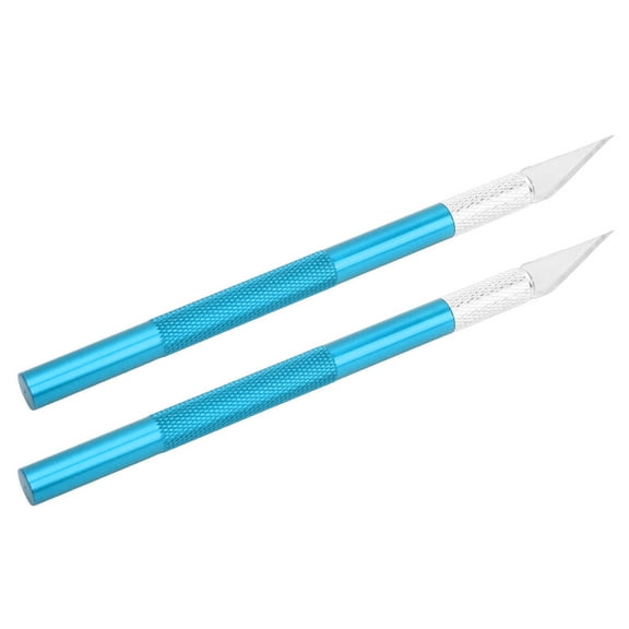 Exacto Knife Set, 20 Blades Hobby Knife Easy To Replace Accurate Control Multipurpose For Crafting For Hand Account Blue