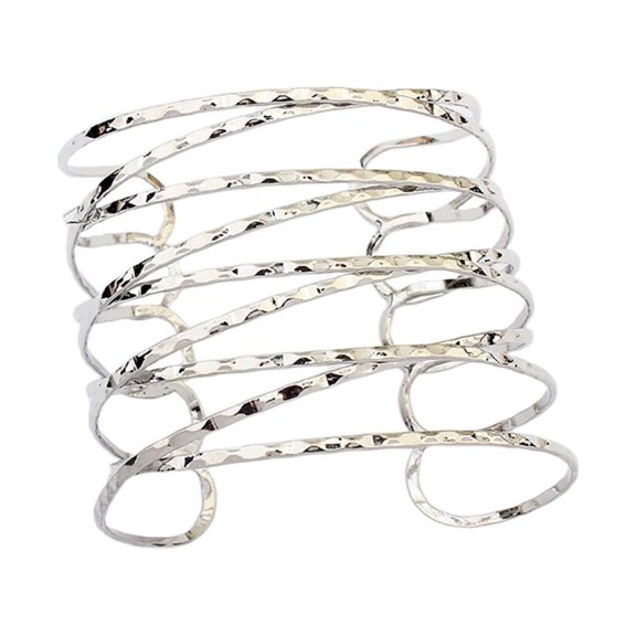 Stylish Mesh Design Armlet Bracelet Punk Armband Jewelry for Women and Girls Trendy Fashion Accessory