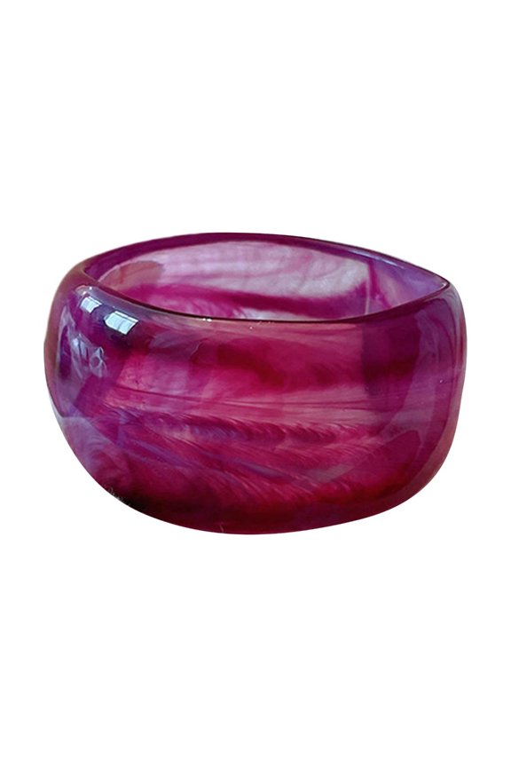 Exaggerated Bangle Statement Accessories Acrylic Texture Suitable for Women