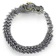 WAYHERO Exaggerated Dragon Bracelet Jewelry Gifts for Men Dragon Link Chain Wristband