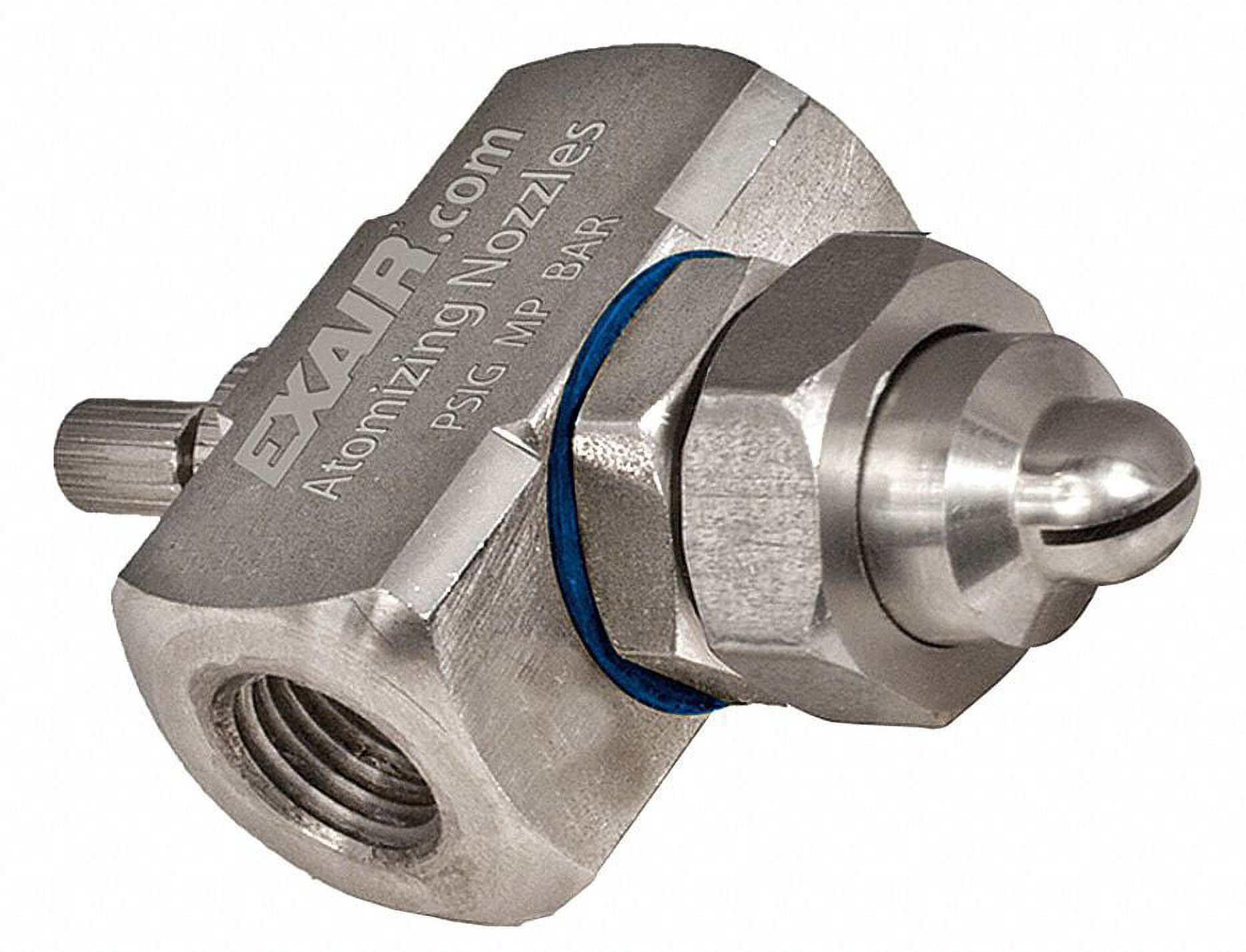 Exair Atomizing Spray Nozzle,0.8 to 3.2 gph AF1010SS