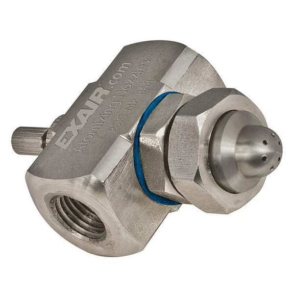 Exair Atomizing Spray Nozzle,1.9 to 24 gph AW1040SS