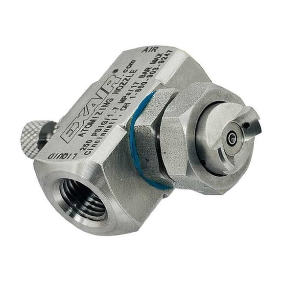 Exair Atomizing Spray Nozzle,1 to 3.8 gph EF1010SS